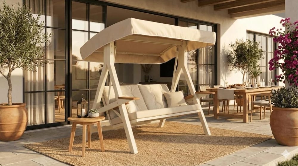 Nairobi Swing - Beige — Swings by Baxcha Outdoor Furniture