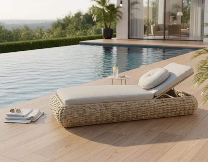 Porto Sunbed — Sunbeds by Baxcha Outdoor Furniture