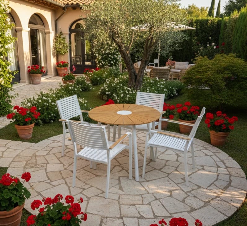 Rose Dining Set — Dining Sets by Baxcha Outdoor Furniture