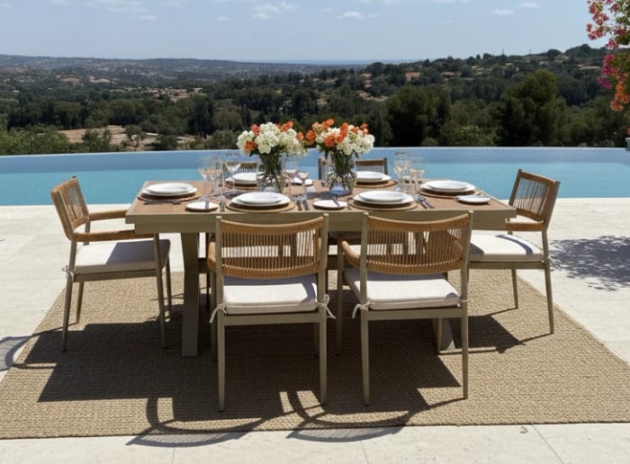 Saka Dining Set — Dining Sets by Baxcha Outdoor Furniture