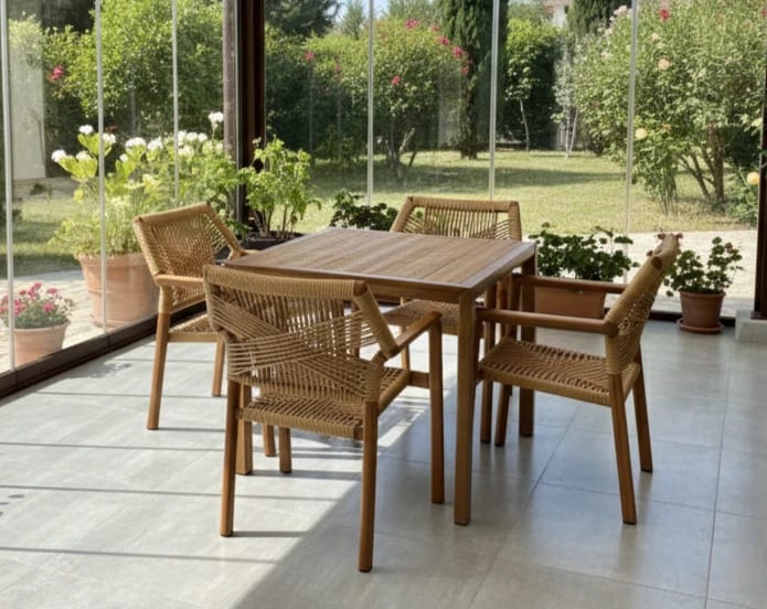 Zagros Dining Set — Dining Sets by Baxcha Outdoor Furniture