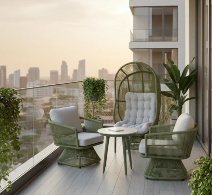 Raz Seating Set-Green — Seating Sets by Baxcha Outdoor Furniture