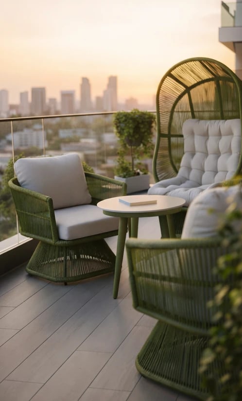 Raz Seating Set-Green — view 5 of 5