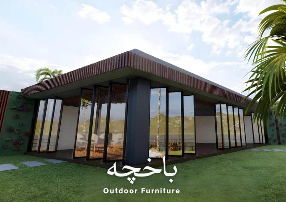 Modern Glassroom — برغولات وغرف زجاجية من باخچه للأثاث الخارجي