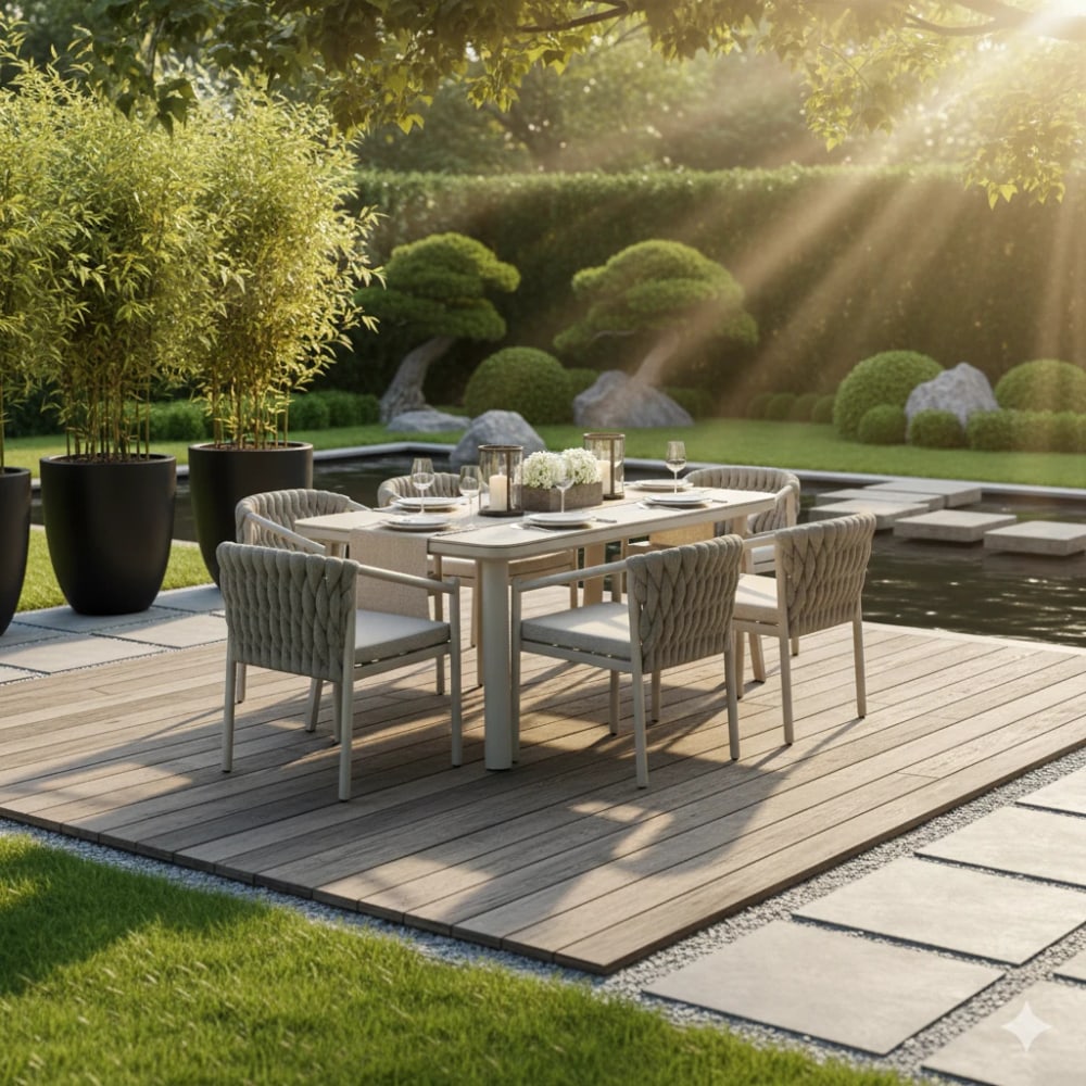 Valencia Dining Set — Dining Sets by Baxcha Outdoor Furniture